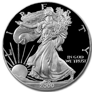 2000 USA 1oz Silver Proof EAGLE